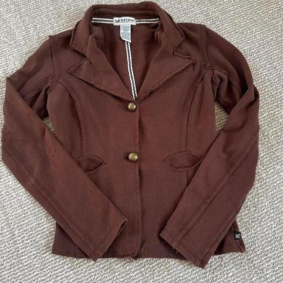 Vintage Self esteem Bella swan Y2K Fitted Blazer Jacket 2000s Sleaze Buttons - Picture 2 of 5